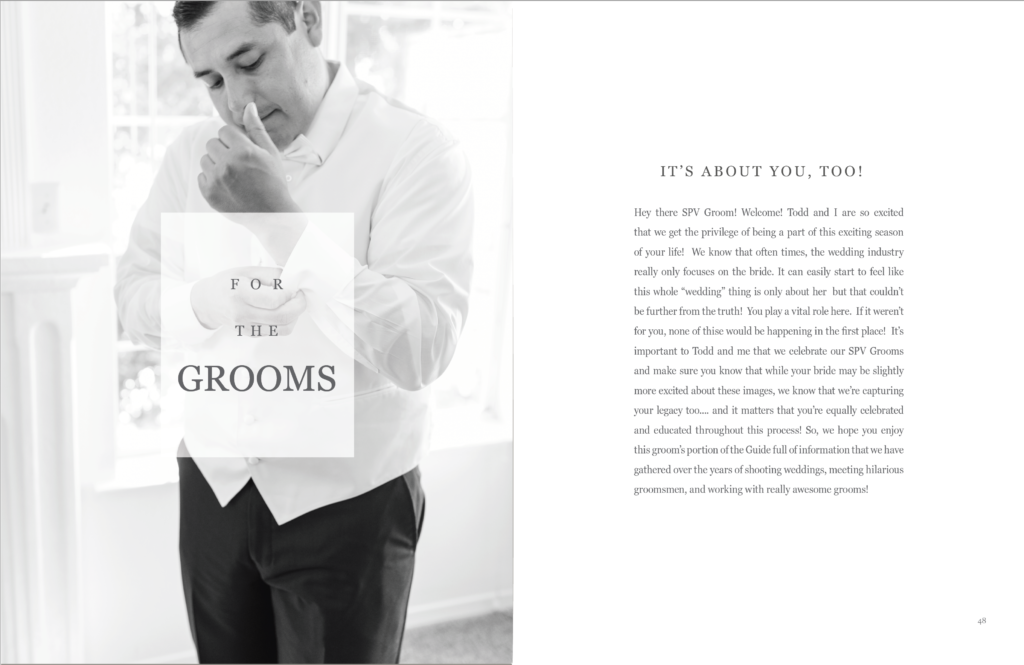 GROOM INFORMATION PAGE