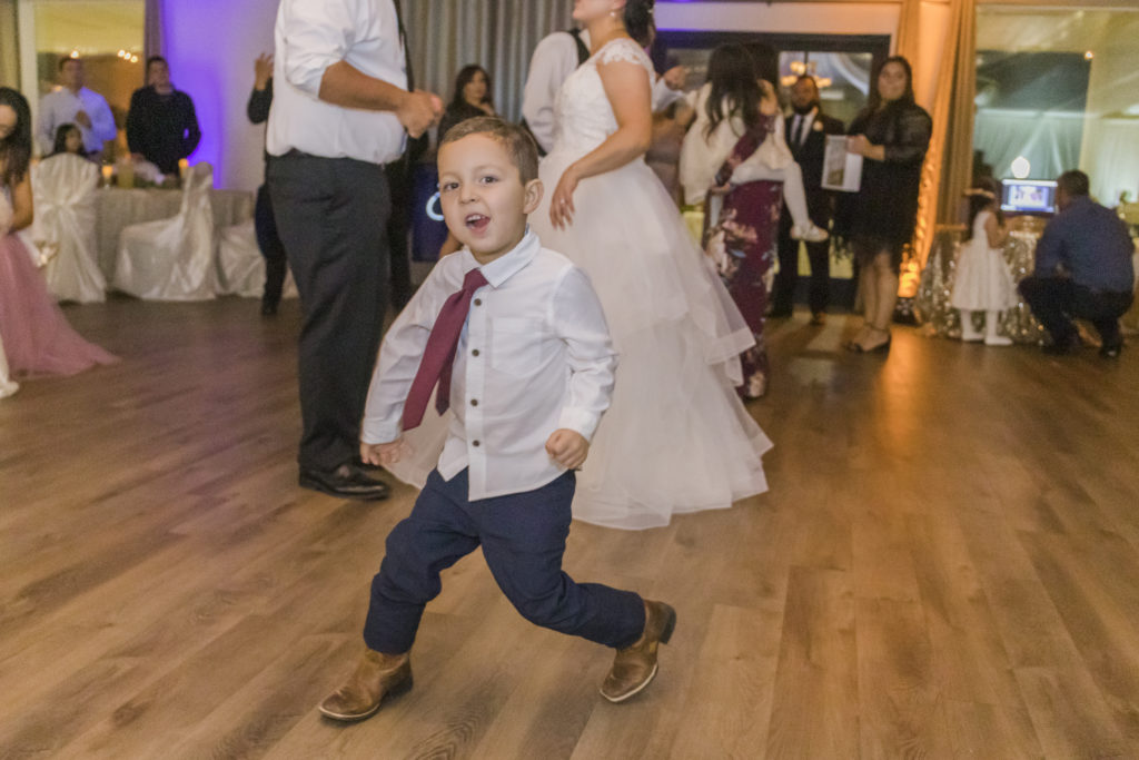 little boy dancing - wonder valley ranch wedding 