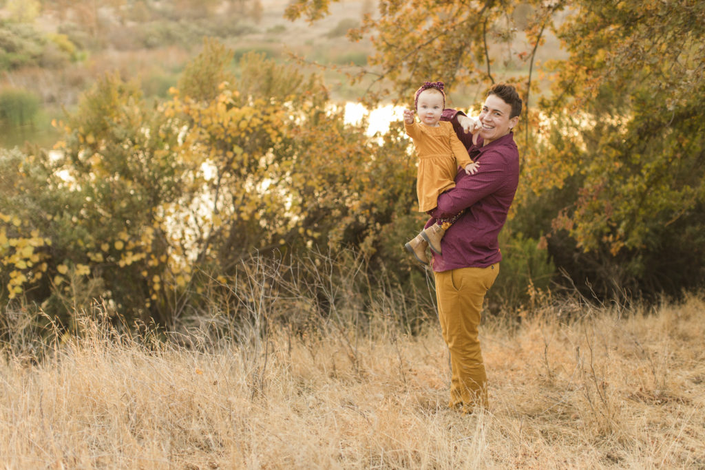 Mom and daughter family session at San Joaquin River Parkway 