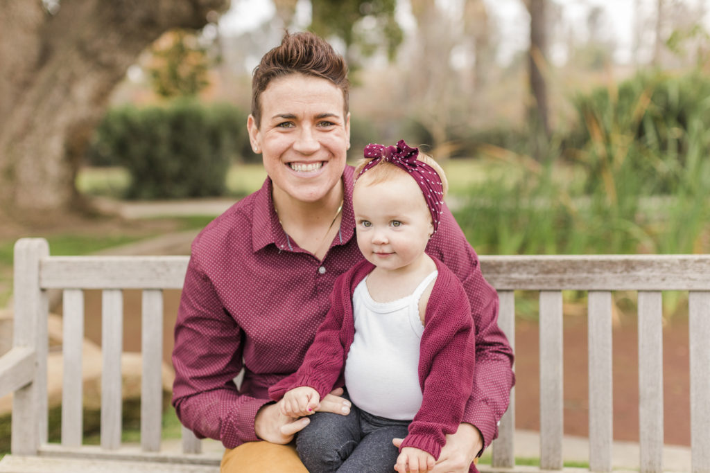 Mom and daughter family session at San Joaquin River Parkway