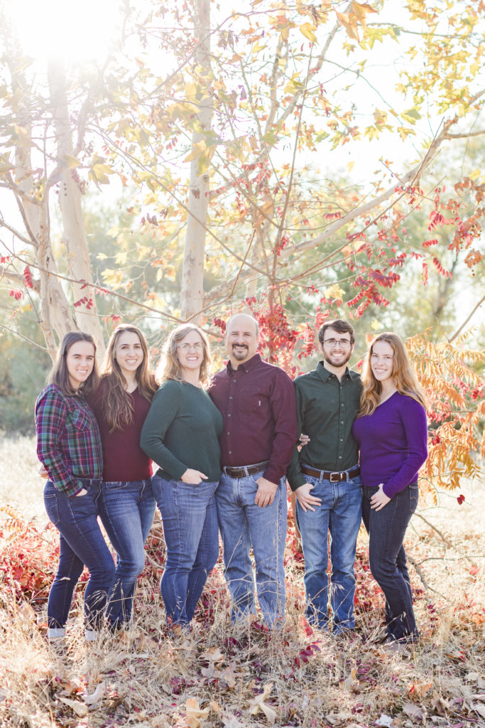 jewel tone family session at san joaquin river parkway