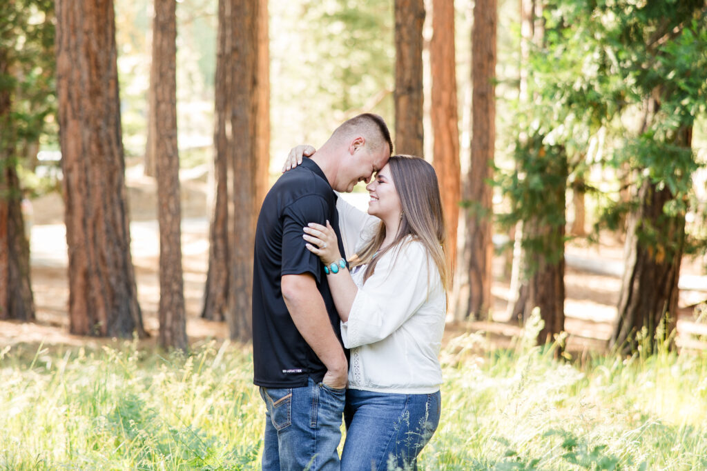 Couple in a forest